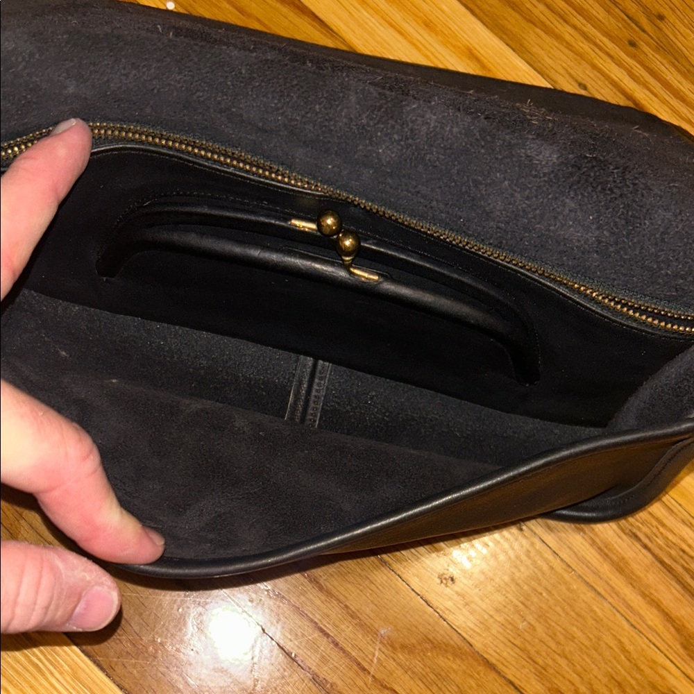 Coach Black Leather Men's or Women’s Clutch Wallet Vintage - Picture 9 of 13